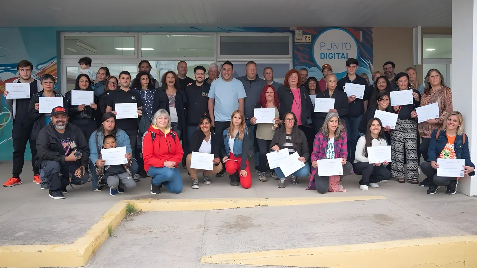 Egresados del curso de Marketing Digital en Punto Digital Santa Clara del Mar